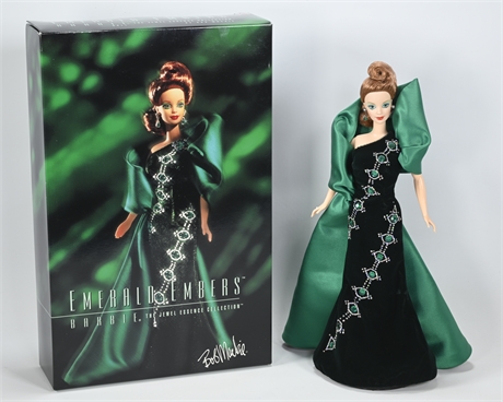 Emerald Embers Barbie Jewel Essence Collection by Bob Mackie