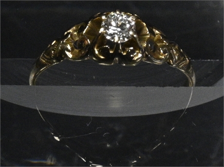 Victorian 14k Diamond Ring