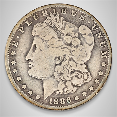 1886-O Morgan Silver Dollar – New Orleans Mint – .900 Silver