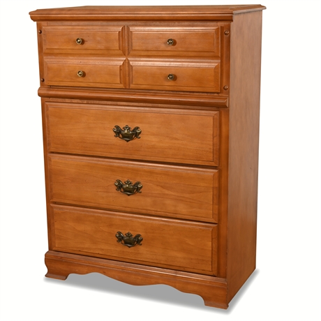 4-Drawer Chest of Drawers – Maple Finish