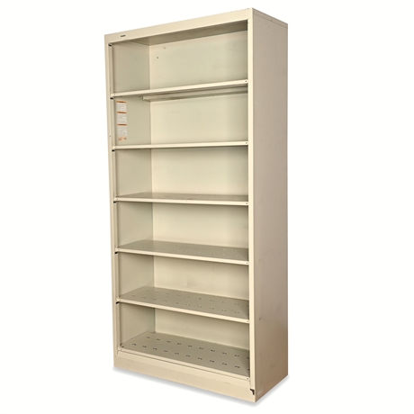 HON Steel Bookcase – 5 Fixed Shelves, 76" Storage Unit
