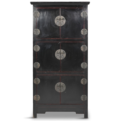 Contemporary Chinese Lacquer Cabinet