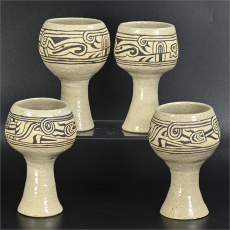 Stoneware Chalices