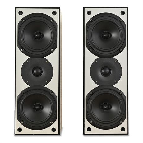 System Audio SA720AV Three-Way Floorstanding Speakers, Pair — Black Ash
