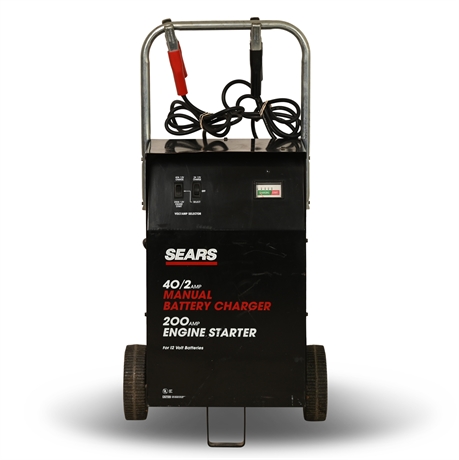 Sears 40/2 Amp Manual Battery Charger