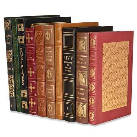 Easton Press Leather Classics – 10-Volume Collection of History, Philosophy