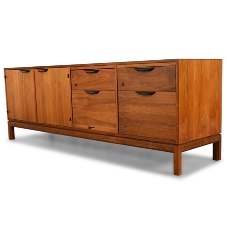 Jens Risom Mid-Century Walnut Credenza