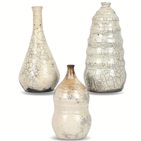 Raku Vases