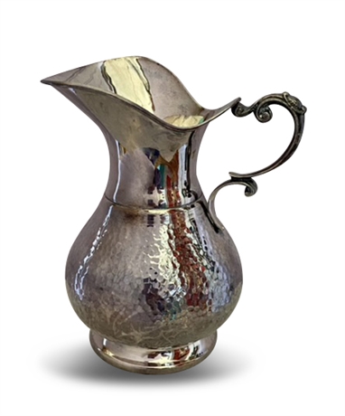 Antique Silver-Plated Small Pitcher