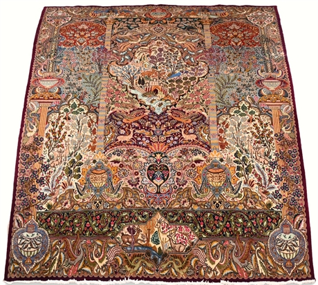 10' x 12' Persian Kashmar Wool Rug