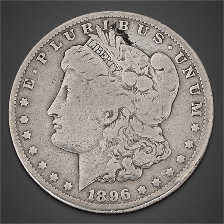 1896-S Morgan Silver Dollar, San Francisco Mint