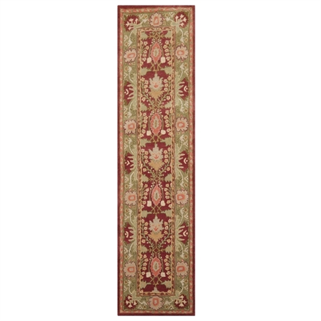Pottery Barn Franklin Wool Rug 5x8 Oushak Style Hand-Tufted