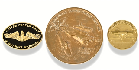 Naval Medallion and Other Collectibles