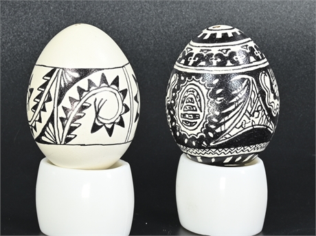 Hand Painted Mata Ortiz Eggs