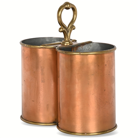 Classic Global Views Copper and Brass Double Wine Cooler