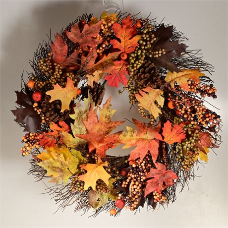 18" Fall Themed Wreath
