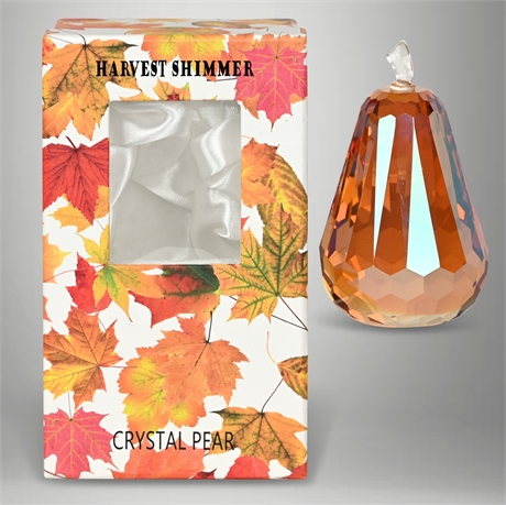 Harvest Shimmer Crystal Pear by Simon Designs