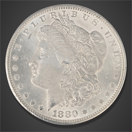 1880-S Morgan Silver Dollar – San Francisco Mint – .900 Silver