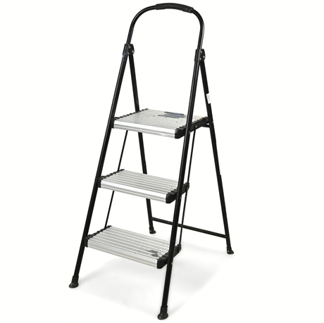 COSCO 3 Wide Step Folding Step Stool