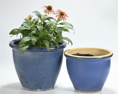 Blue Pots/Planters