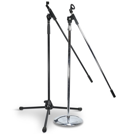 Pair Microphone Stands