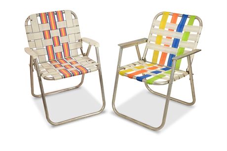 His and Hers Folding Chairs