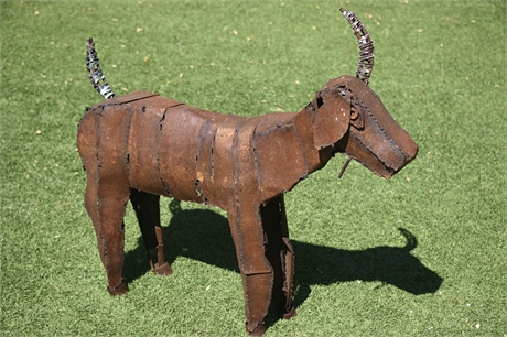 Uni-Horn Goat Sculpture
