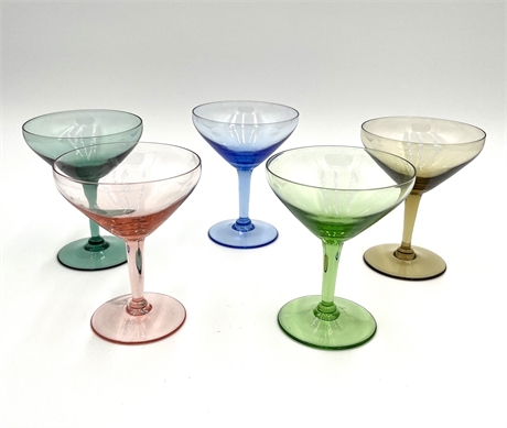 VINTAGE MID-60's CHAMPAGNE GLASSES