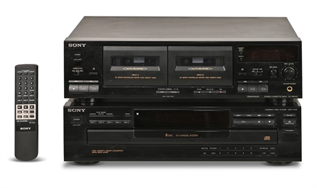 Sony Compact Disc Player & Cassette Deck
