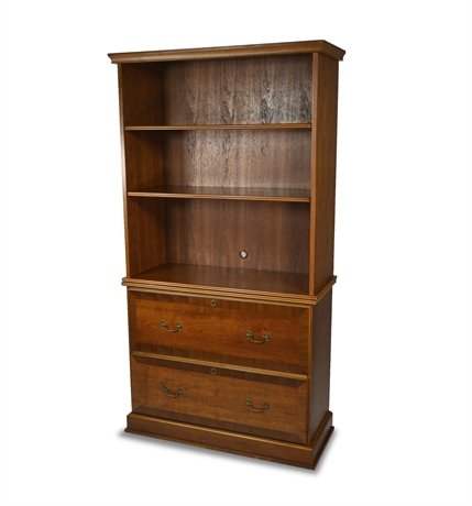 Bombay Bookcase with Lateral File