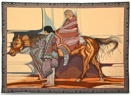 Amado Peña 'Caballo de las Américas' Tapestry