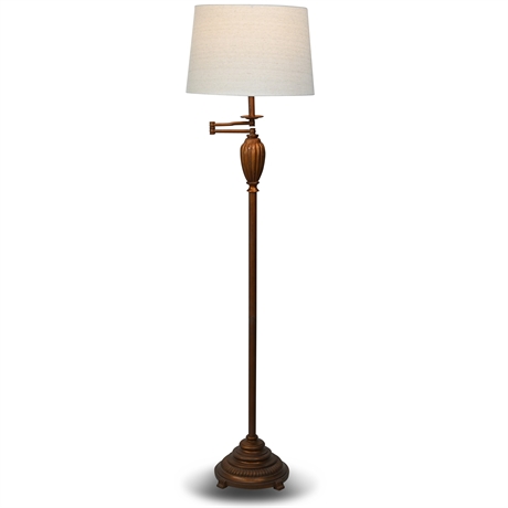 58" Adjustable Floor Lamp