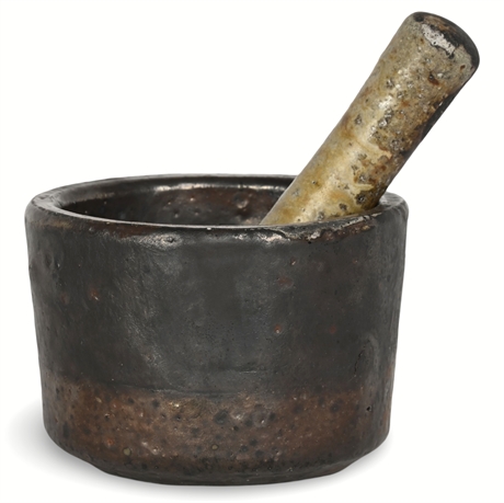 David Peters Stoneware Mortar & Pestle