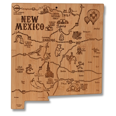 New Mexico Bamboo Cutting Board