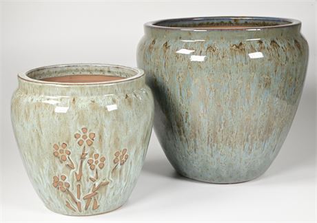 Pair of Ceramic Planters