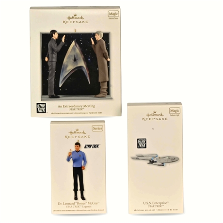 Hallmark "Star Trek" Keepsake Ornaments Selection