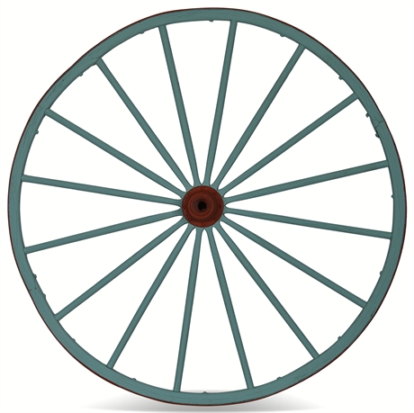 43.5" Antique Wagon Wheel