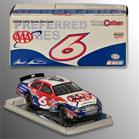 Mark Martin #6 AAA 2006 Ford Fusion Autographed