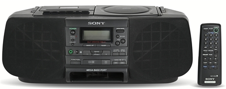 Sony CFD-S33 AM/FM Radio CD Cassette Stereo Player