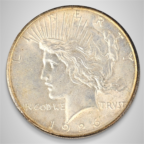 1926-S Peace Silver Dollar – San Francisco Mint – .900 Silver