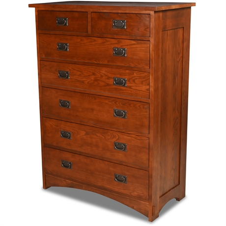 Arts & Crafts Tall Chest by Durham Furniture