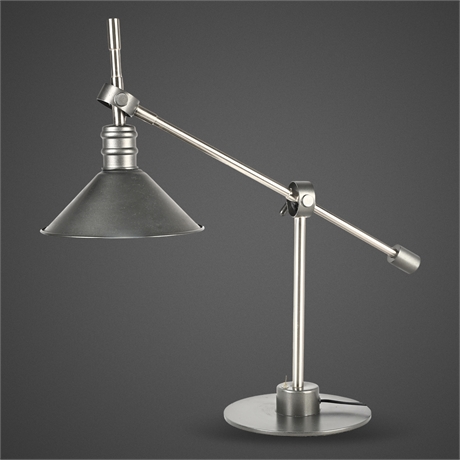 Iron Industrial Adjustable Arm Desk Lamp – Functional Modernist Accent