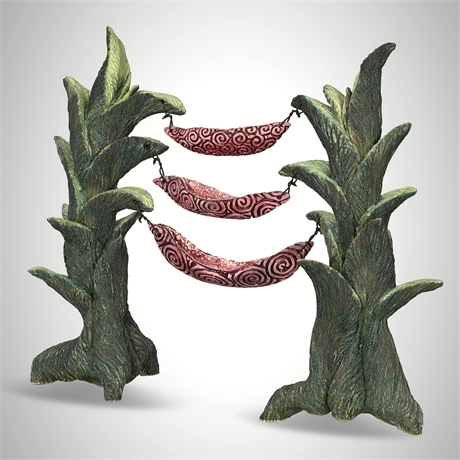 Suzanne Kane Sculpture with Enchanted Hanging Hammocks