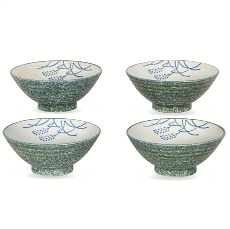 Set of Japanese Kyo Karakusa Bowls