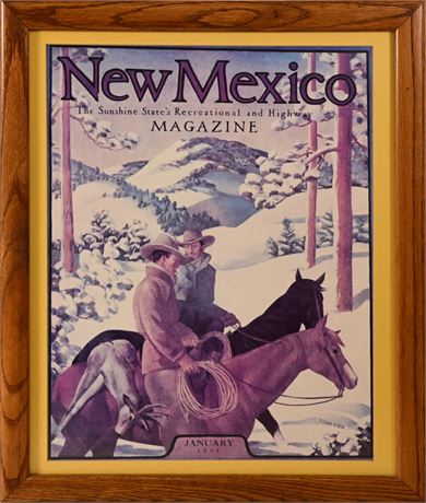 Framed New Mexico Magazine Print