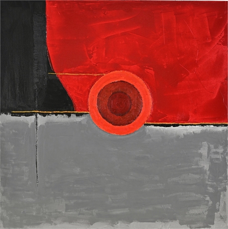Daniel Soltero "Horizons #1" Abstract Acrylic on Canvas, 2025