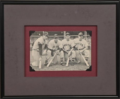 Vintage Boston Red Sox Baseball Photo