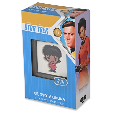 2022 Niue Star Trek™ NYOTA UHURA Chibi 1 oz .999 Silver Proof Coin #00323