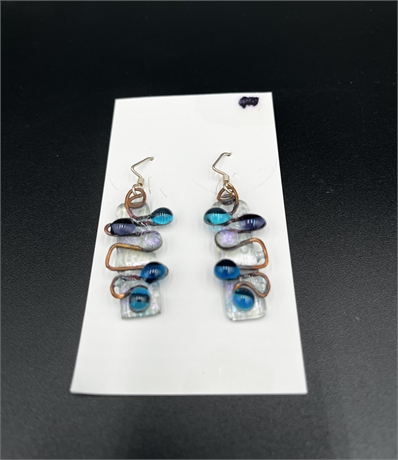 FUSED GLASS EARRINGS