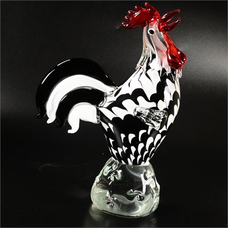Blown Glass Rooster